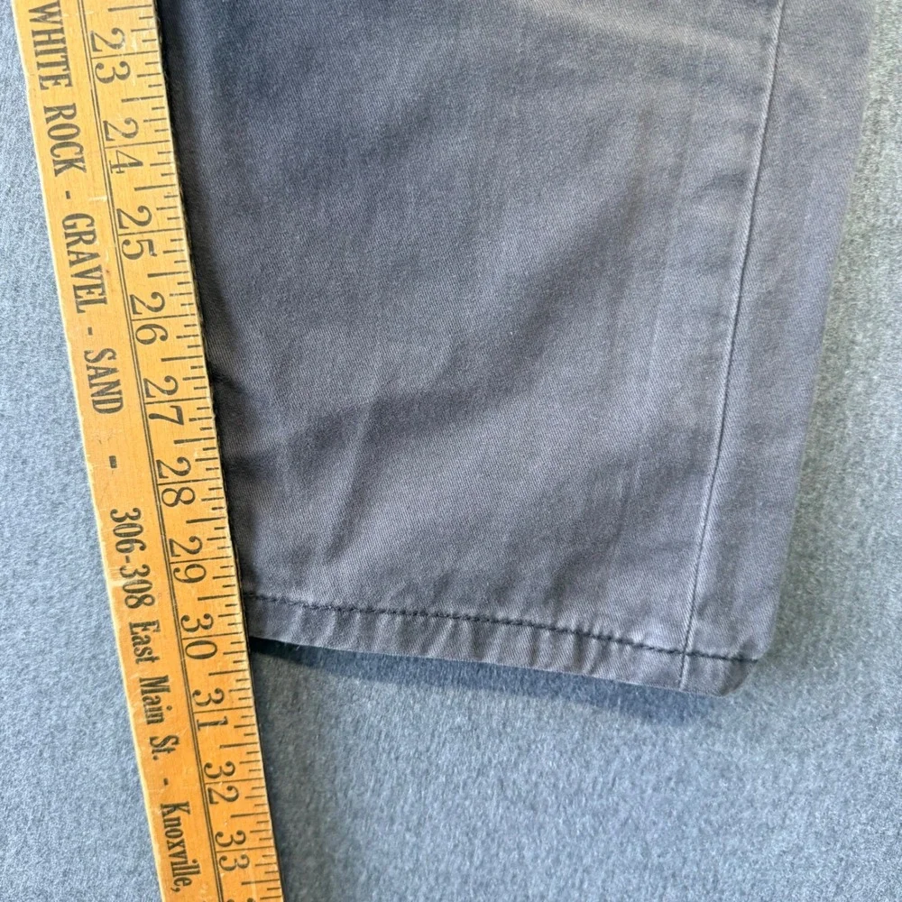 Levis 514 Straight Fit Pants Mens 36x30 Charcoal Grey Silver Tab